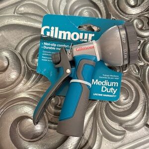 Gilmour Medium Duty Blue and Gray Garden Hose Nozzle
